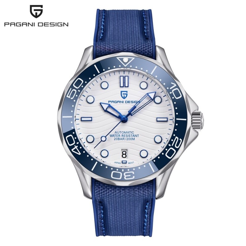 PAGANI DESIGN - orologio sportivo meccanico automatico - lancette luminose - impermeabile