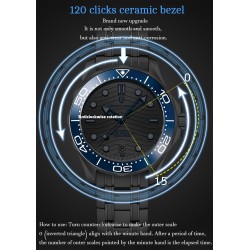 PAGANI DESIGN - montre de sport mécanique automatique - aiguilles lumineuses - étanche