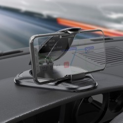 Support universel pour téléphone de voiture - support de tableau de bord - rotatif - base collante