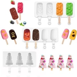 Moule à glace en silicone - pour la confection de desserts maison