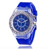 GINEVRA - Orologio al quarzo - cristalli - cinturino in silicone - con luce LED