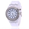 GINEVRA - Orologio al quarzo - cristalli - cinturino in silicone - con luce LED