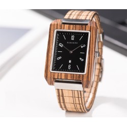 BOBO BIRD - Orologio in legno di bambù - Quarzo - con scatola