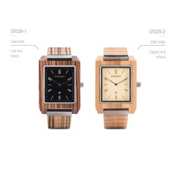 BOBO BIRD - Orologio in legno di bambù - Quarzo - con scatola