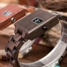 BOBO BIRD - élégante montre carrée en bois - Quartz