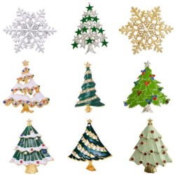 Spille colorate di Natale - albero di natale - fiocco di neve