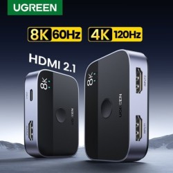 UGREEN - Switch splitter HDMI 2.1 - Switcher 2 in 1 - 4K - 8K