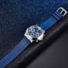 BENYAR - montre en acier inoxydable - Quartz - chronographe - étanche 30M - bracelet en caoutchouc