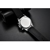 BENYAR - montre en acier inoxydable - Quartz - chronographe - étanche 30M - bracelet en caoutchouc