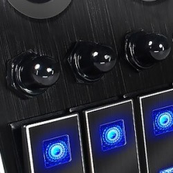 Waterproof metal rocker - toggle switch panel - circuit breaker - USB - 4 / 6 gangTools & maintenance