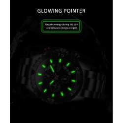 LIGE - sports Quartz watch - luminous - waterproof - stainless steelWatches