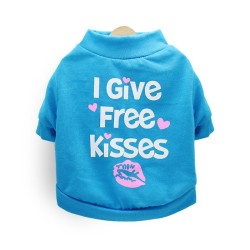 "I give free kisses" - t-shirt for dogs / catsClothing & shoes