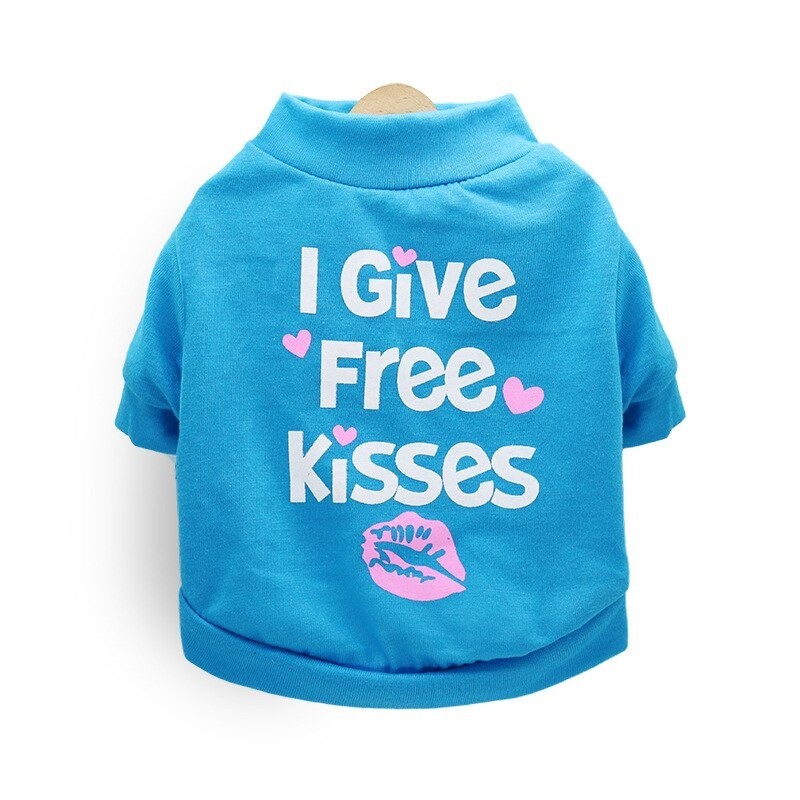 "I give free kisses" - t-shirt for dogs / catsClothing & shoes