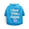 "I give free kisses" - t-shirt for dogs / catsClothing & shoes