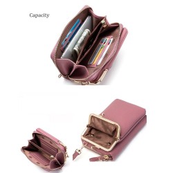 Small crossbody bag - wallet / phone holder - with zipperBags