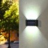 Lampe solaire LED - applique murale d'extérieur - étanche - éclairage haut / bas