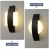 Lampada da parete moderna a LED - quadrata/tonda - 4W