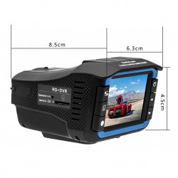 2 in 1 - anti laser - rilevatore radar per auto - G-sensor - registratore videocamera DVR - HD 720P