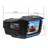 2 In 1 - anti laser - car radar detector - G-sensor - DVR camera recorder - HD 720PRadar detector