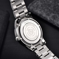 PAGANI DESIGN - montre de sport à quartz - verre saphir - acier inoxydable - étanche 100 M