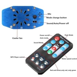 Stage laser light - projector - LED - with auto sound / music - tripod - remoteStage & events lighting