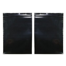 Sacs plastique refermables - sachets - thermosoudables - noir - 4 * 5 cm - 100 pièces