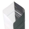 Sacchetti di plastica richiudibili - nero opaco / trasparente - 7,5 * 13 cm - 100 pezzi
