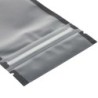 Sacs plastique refermables - noir mat / transparent - 10 * 15 cm - 100 pièces