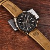 BENYAR - Orologio sportivo al quarzo - impermeabile - cinturino in pelle
