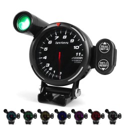 Contagiri moto - RPM - contagiri - LED a 7 colori - con spia del cambio/avviso di picco