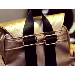 Waterproof leather backpack - with owl patternBackpacks