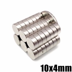 N35 - magnete al neodimio - disco tondo forte - 10 mm * 4 mm