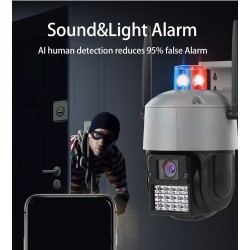 Security CCTV camera - human detection - auto tracking - HD night vision - waterproof - 1080P - 2MP - PTZ - WiFiSecurity cameras