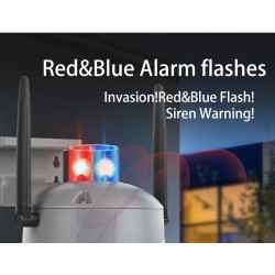 Security CCTV camera - human detection - auto tracking - HD night vision - waterproof - 1080P - 2MP - PTZ - WiFiSecurity cameras