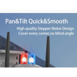 Security CCTV camera - human detection - auto tracking - HD night vision - waterproof - 1080P - 2MP - PTZ - WiFiSecurity cameras