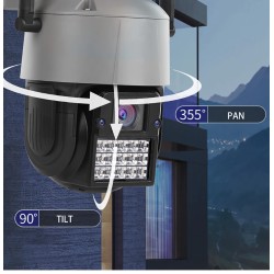 Security CCTV camera - human detection - auto tracking - HD night vision - waterproof - 1080P - 2MP - PTZ - WiFiSecurity cameras