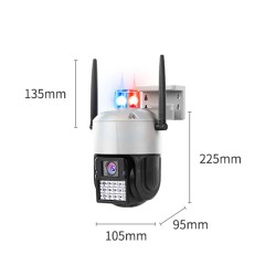 Security CCTV camera - human detection - auto tracking - HD night vision - waterproof - 1080P - 2MP - PTZ - WiFiSecurity cameras