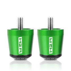 Motorcycle handlebar ends - balanced plugs - aluminum - 22mm - 2 piecesHand Grips & End