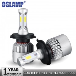 OSLAMP - COB 12V - 24V LED - fari auto - lampadina - Hi-Lo beam - 72W - 8000LM - 6500K - 2 pezzi