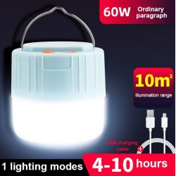 Lampada da campeggio/tenda - portatile - solare - LED - lampada da esterno super luminosa - con telecomando - impermeabile