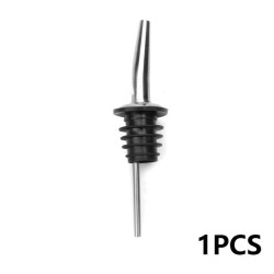 Stainless steel spout - pourer - dispenser - stopper - for wine / vinegar / oil bottleBar supply