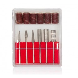 Electric nail drill - nail file - engraving machine - with drill bits - EU plugNail drills