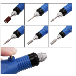 Electric nail drill - nail file - engraving machine - with drill bits - EU plugNail drills