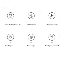 Bluetooth speaker - magnetic levitation - floating world globe - with clockBluetooth speakers