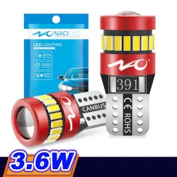 NAO - T10 - W5W - 1.8W - 12V - LED - lampadina per auto