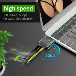 Custodia SSD M2 - M.2 A USB 3.0 - Scheda HDD Caddy SATA NGFF