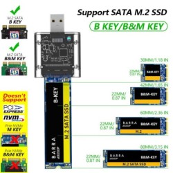 M2 SSD case - M.2 To USB 3.0 - SATA NGFF Caddy HDD cardComputers & Laptops