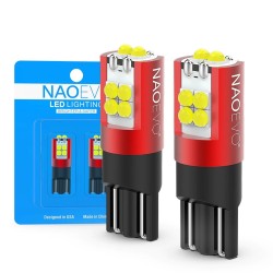 NAO - T10 - W5W - LED - 5W / 6W - lampadina per auto - 2 pezzi