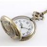 Orologio da taschino vintage al quarzo - stile russo - con catena