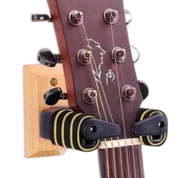 Staffa per chitarra a parete - antiscivolo - con blocco automatico
